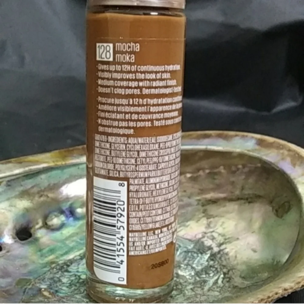 Maybelline Dream Radiant Liquid Foundation Shade 128 Color Mocha